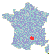Situation de la Loz�re sur le carte de France